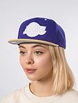 Бейсболка MITCHELL NESS арт. HS11183-LALPURP Los Angeles Lakers NBA (фиолетовый / желтый)